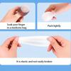 Soft Silicone Toe Sleeves Toe Protectors, Reduce Friction Prevents Nail Insertion For Wound Care And Cutaneous Infections
