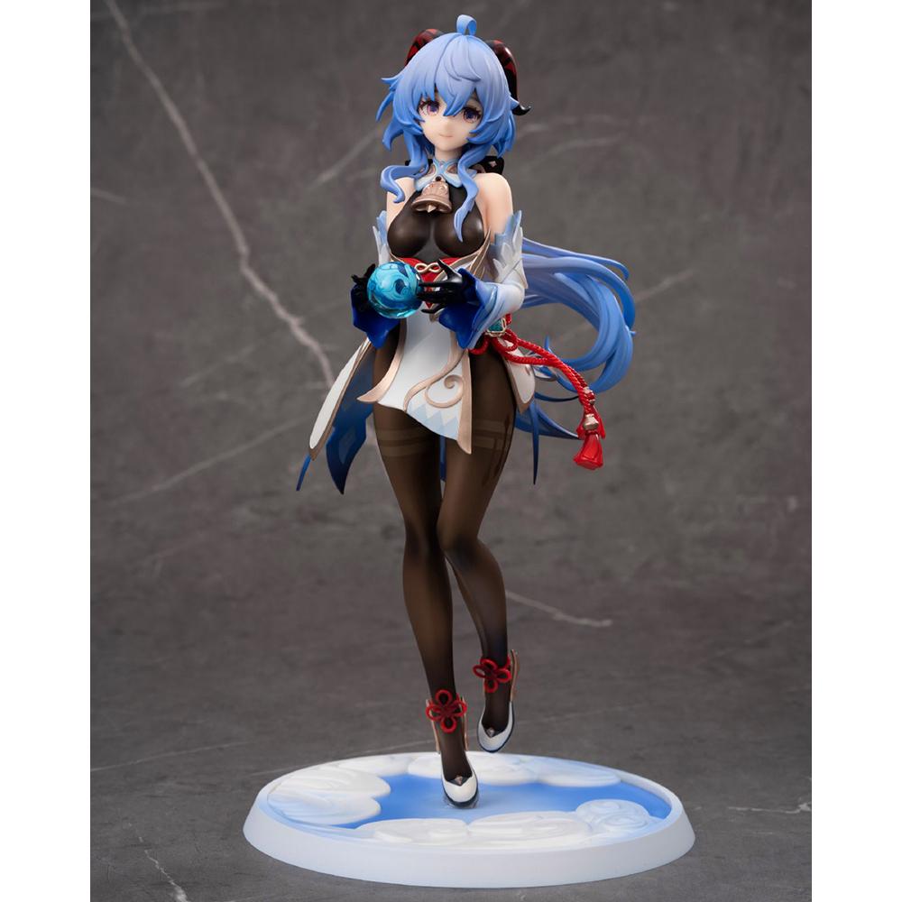 21CM Figura de Chica Linda Ganyu de Anime Juego Genshin Impact Modelo de Anime Juguetes Regalos Colección Adornos de Acción Mirada de Luna Llena PVC 1/7