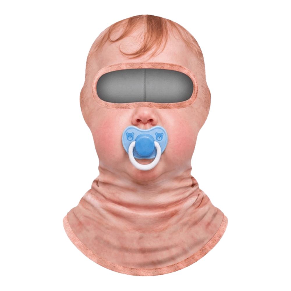 Windproof Ski Balaclava Thermal Fleece Face Cover Printed Full Face Mask  Winter