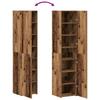 Highboard Reclaimed Wood 40 x 42.5 x 185 cm
