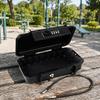 Portable Lock Box with Steel Cable Compact Hard Shell Travel Safe for Travelers