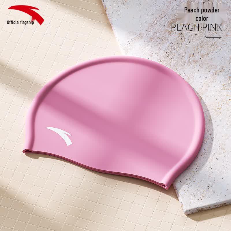 

ANTA Unisex Adult Silicone Swim Cap for Long Hair