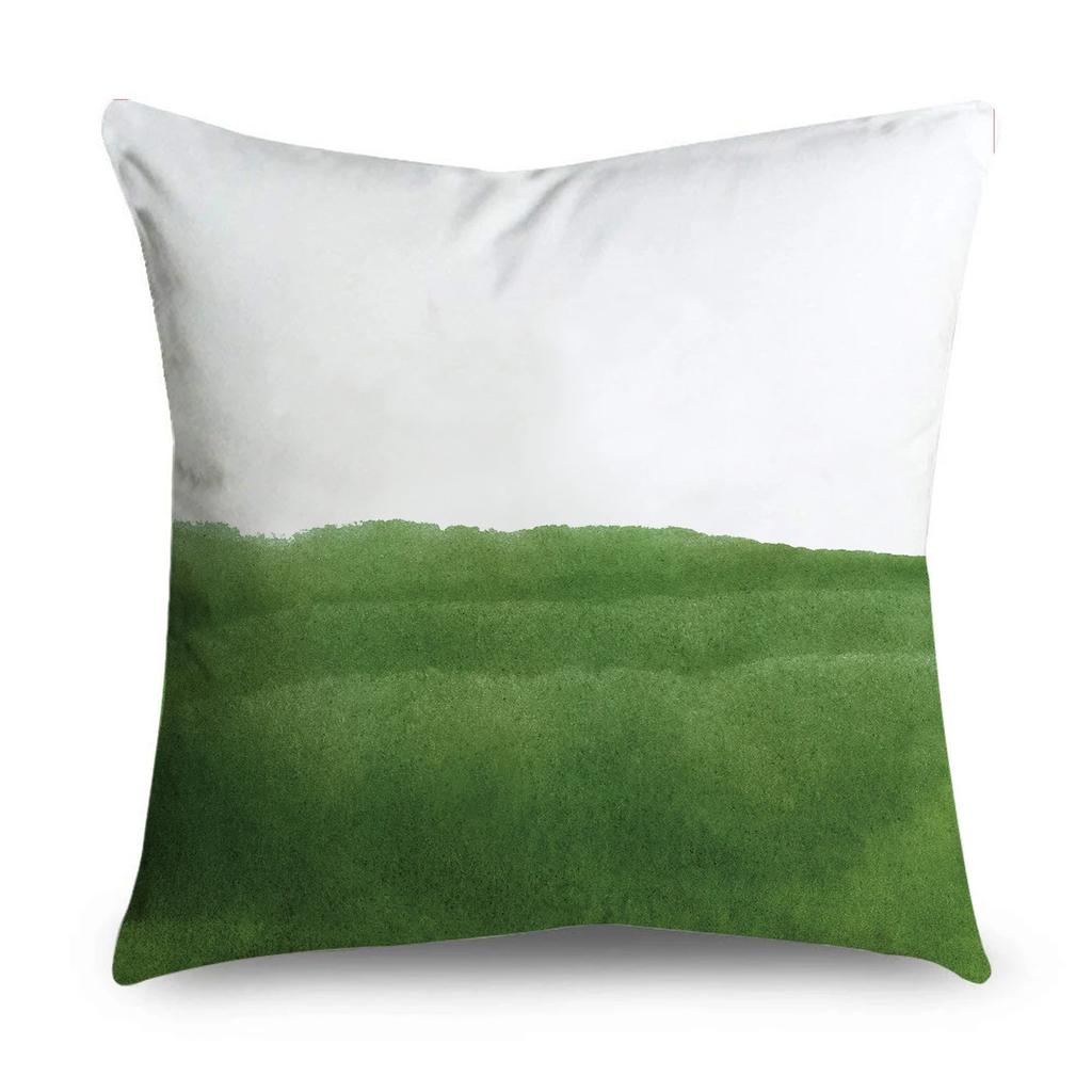 Green Pattern Decorative Pillowcase Bedding Home Decoration Cushion Pillowcase