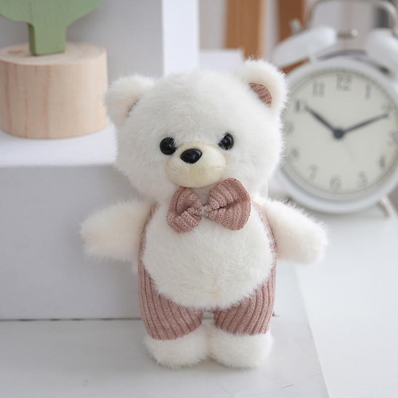 Plush Bear Keychain Plush Toy With Pp Cotton Filling For Girls And Kids