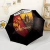 Galatasaray1 Customized Name Umbrella Outdoor Automatic Umbrella Folding Umbrella with 8 Ribs Compact Design All-Season Use Fashionable Accessory