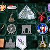 Christmas Countdown Decor 2D Acrylic Winter Holiday Decoration Christmas Countdown Decoration With Food Elements And Landmarks