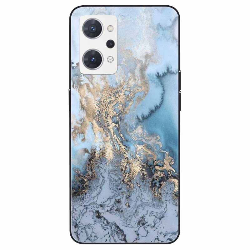 For OPPO Reno 9A 7A Case Soft TPU Fashion Marble Silicone Bumper Covers for OPPO Reno 9 A 5G CPH2523 Reno7A Protector Reno9 A