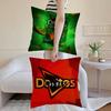 Funda de Cojín Divertida D-Doritos Chips Funda de Almohada Anti-ácaros Cremallera invisible felpa corta sedosa Funda de Cojín para Sofá