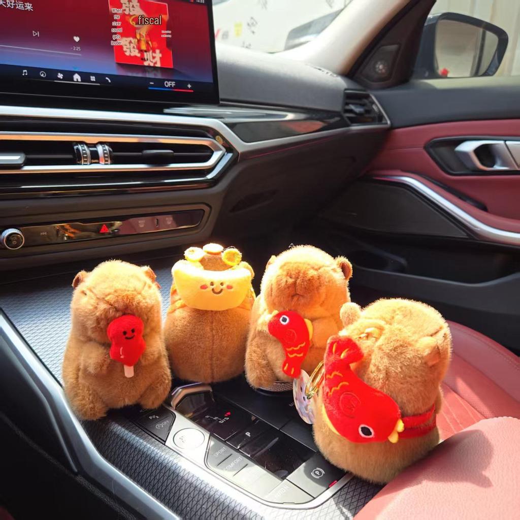 2025 Capybara Plush & Keychain Set - Cute & Quirky Capybara-kun for Bags