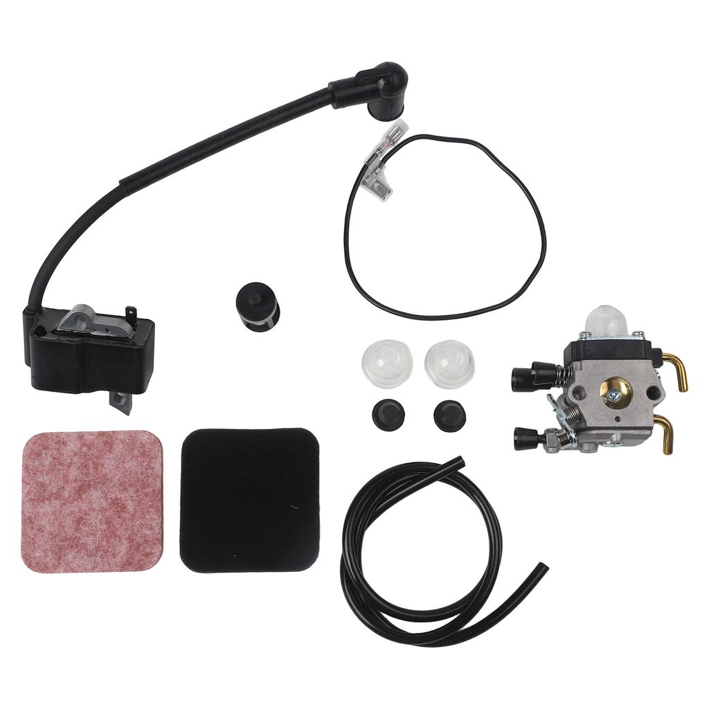 1set Ignition Coil Carburetor Air Filters Kit Replacement For Fs80R Fs85 For FS80 Hs80 Ht75 Hs75 Hs85 Trimmers Garden Equipment