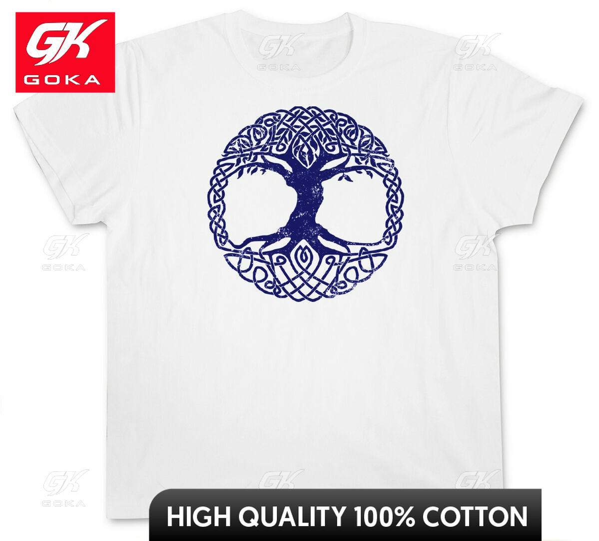 

YGGDRASIL TREE LOGO V TSHIRT Arsen Celtic Irminsul of Thor Life Odin Loki Laidback Charming Vintage Smart Original Tshirt S