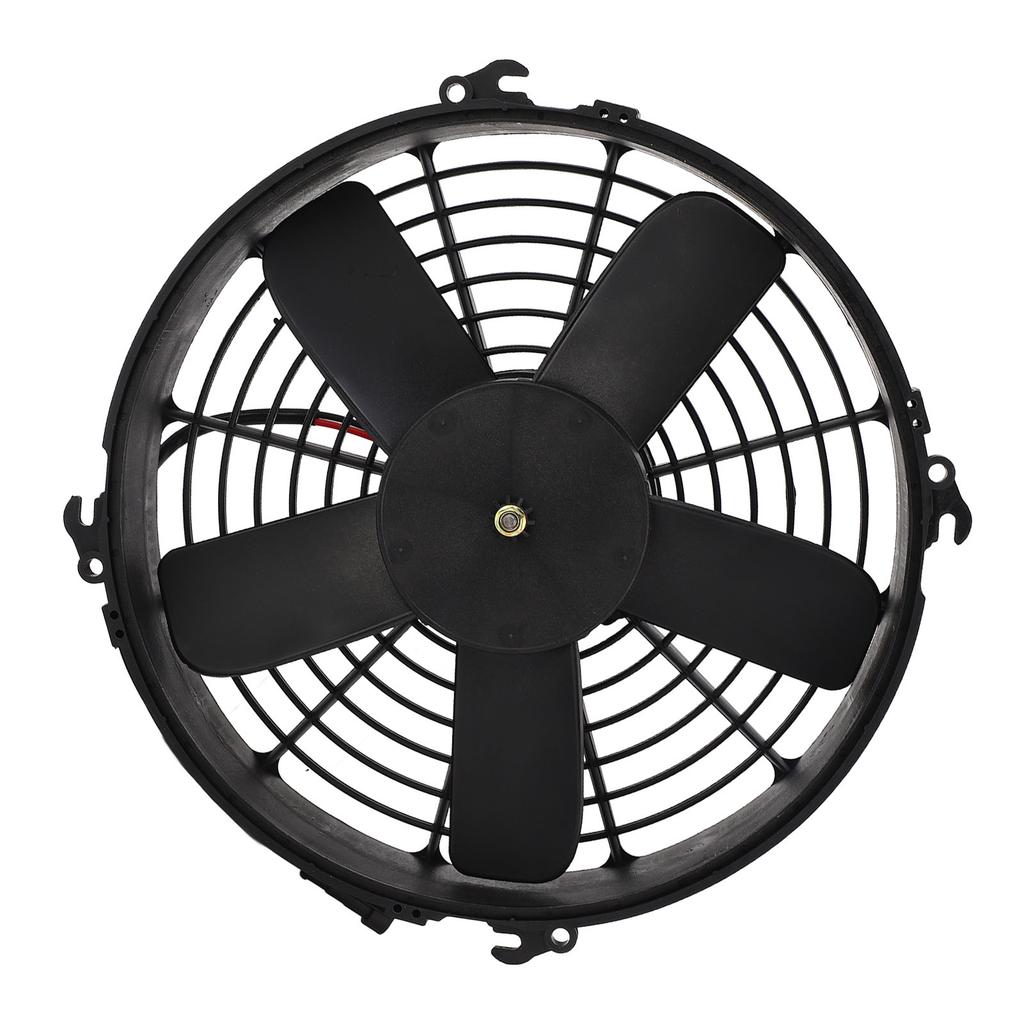 13in Radiator Cooling Fan 5 Straight Blade 24V 160W Better Heat Dissipation for Bus Passenger Car Truck