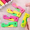 2Pcs/Lot Plastic Multi-functional Needle Threader Elderly Convenient Automatic Sewing Needle Threader Thread Guide Tools