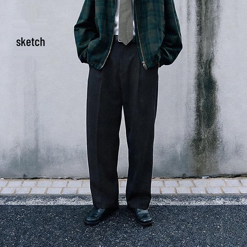 CROQUIS Men s 2026 Spring Tapered Knit Casual Long Pants L