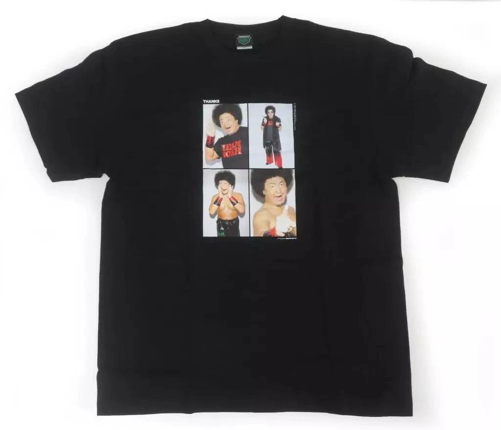 

Pro Wrestling NOAH Muhammad Yone Thanks Photo T-T-Shirt Black XL XL