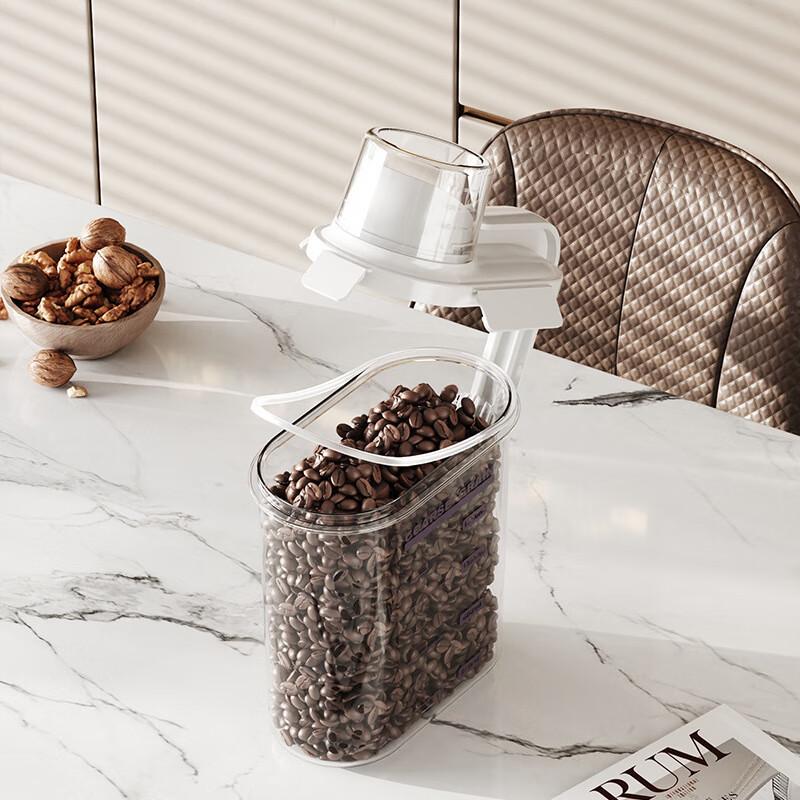 LISM Kitchen Rice and Grain Storage Container with Handle