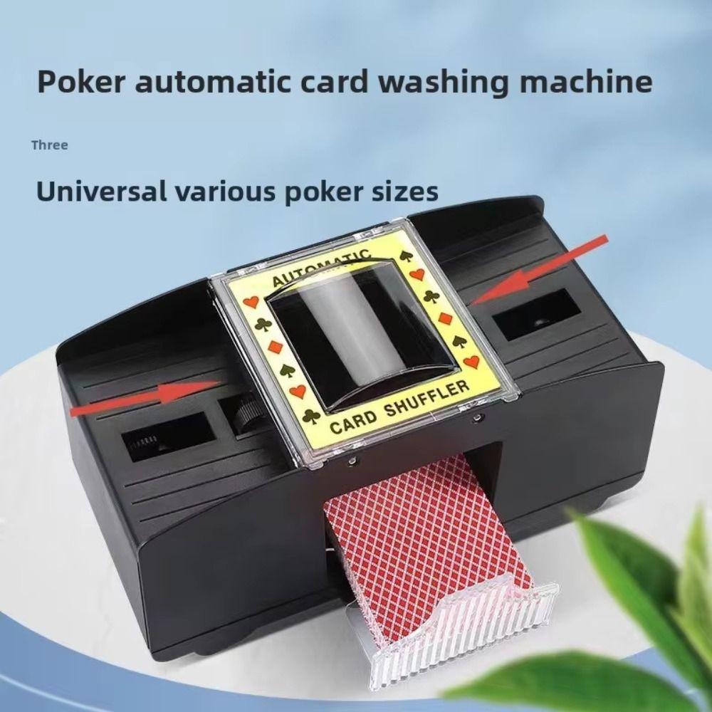 28pcs Board Game Playing Card Shuffler RPG Props Automatic Shuffling Machine  Playing Game Tool