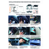 Car Screen Rotating Holder for Tesla Model 3 Y 2017-2022 Center Console Swivel Mount Bracket 15/30 Degrees GPS Scereen Rotation