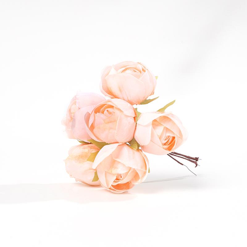 1/3/5Pcs Rose Artificial Flowers 11cm Silk Fake Flowers Bouquet for Wedding Home Decoration DIY Christmas Wreath Gifts Accessory