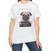 Pug Mugshot T-Shirt | Bad Dog Police-Lineup Tee Gift for Boy Teen Girls Mom Dad Grand Family Friend Sister Brother Crew Team Party