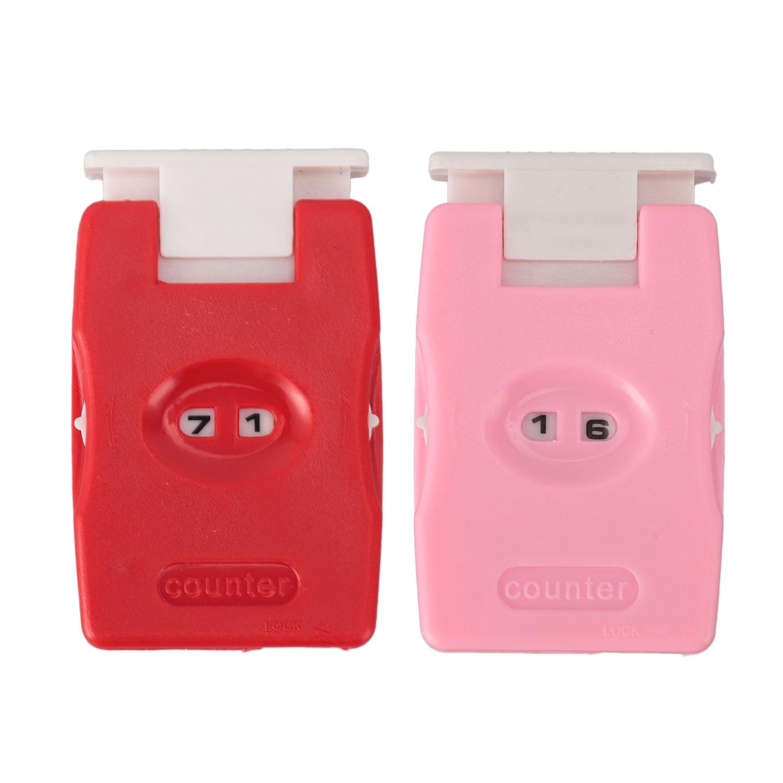 

Счетчик для вязания, пластиковый ручной счетчик стежков для вязания крючком, инструмент для подсчета плетения для DIY