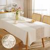 Thickened Imitation Cotton Linen Dining Household Square Wear-resistant Waterproof Oil Proof Tablecloth
