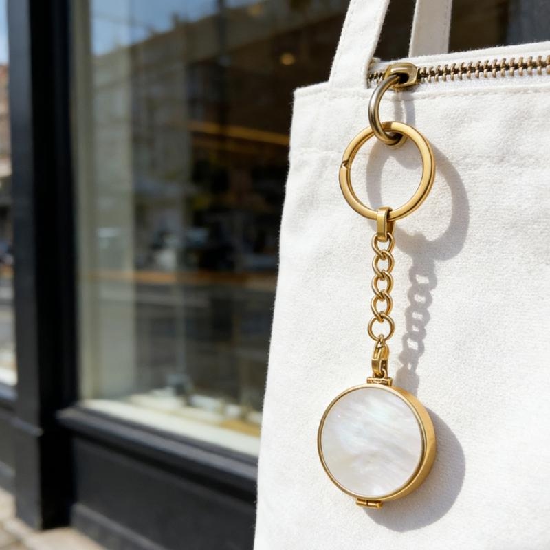 Stylish Cosmetic Holder Keychain For Easy Carry And Organization Makeup Keyring Fashionable Key Chain Pendant
