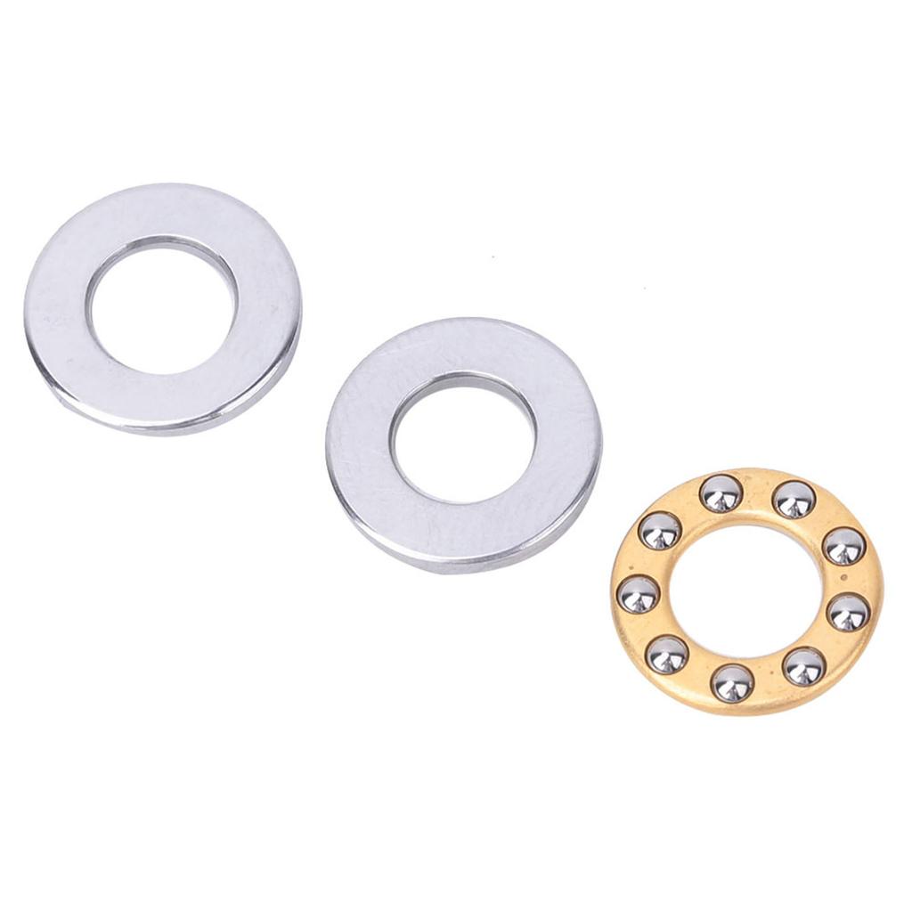 10pcs Thrust   Bearing Miniature High   Flat Steel Bearings Set (F6-12M 6x12x4.5mm)