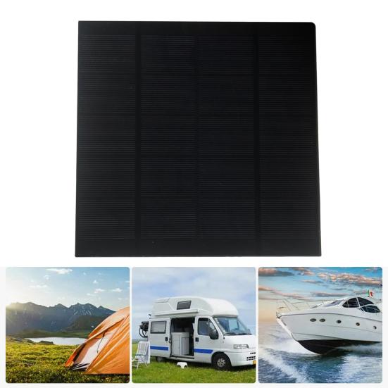 Painel Solar de Silício Monocristalino 4.4W 5V 160X160MM Portátil USB Alta Eficiência Brinquedo Bateria 3.7-5V