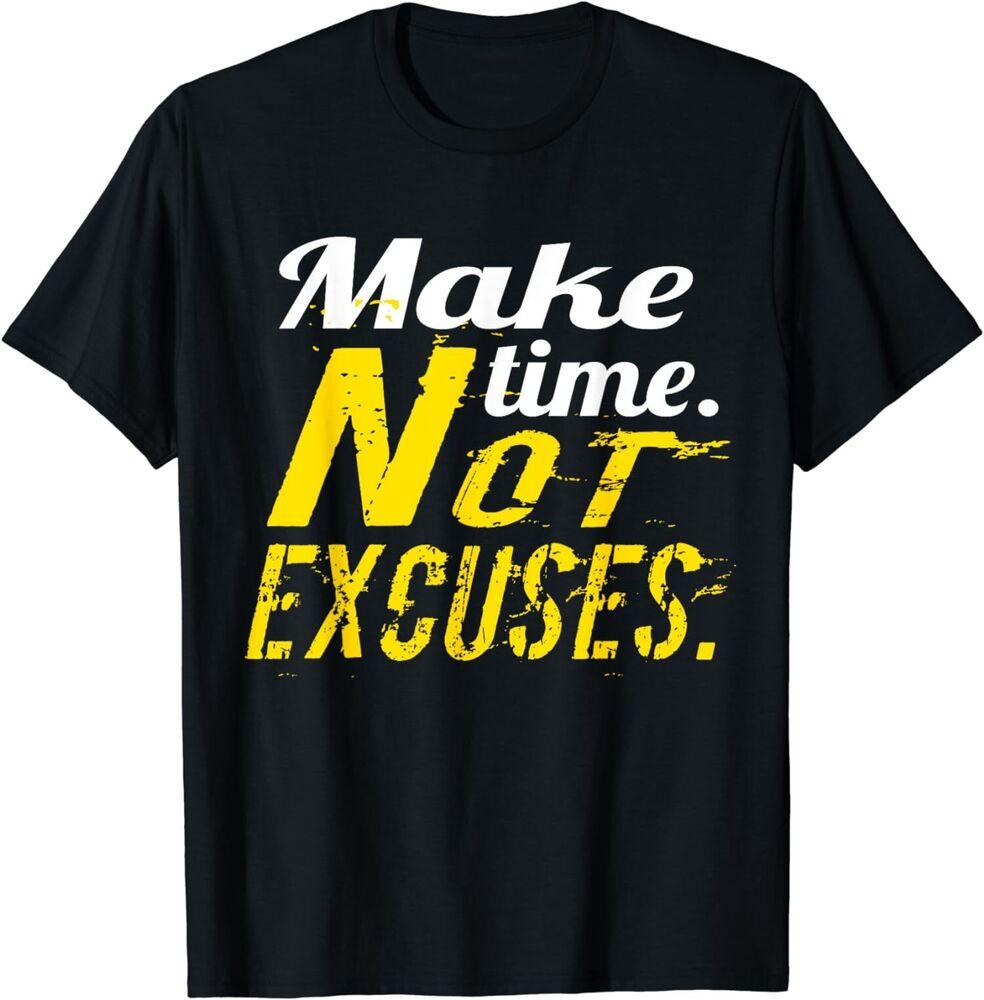 

Футболка унисекс с мотивацией для тренировок No Excuses Gym ness S