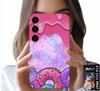 Hülle für Samsung Galaxy A04S - Süße Donuts Mit Zuckerguss Im Hintergrund + Glas