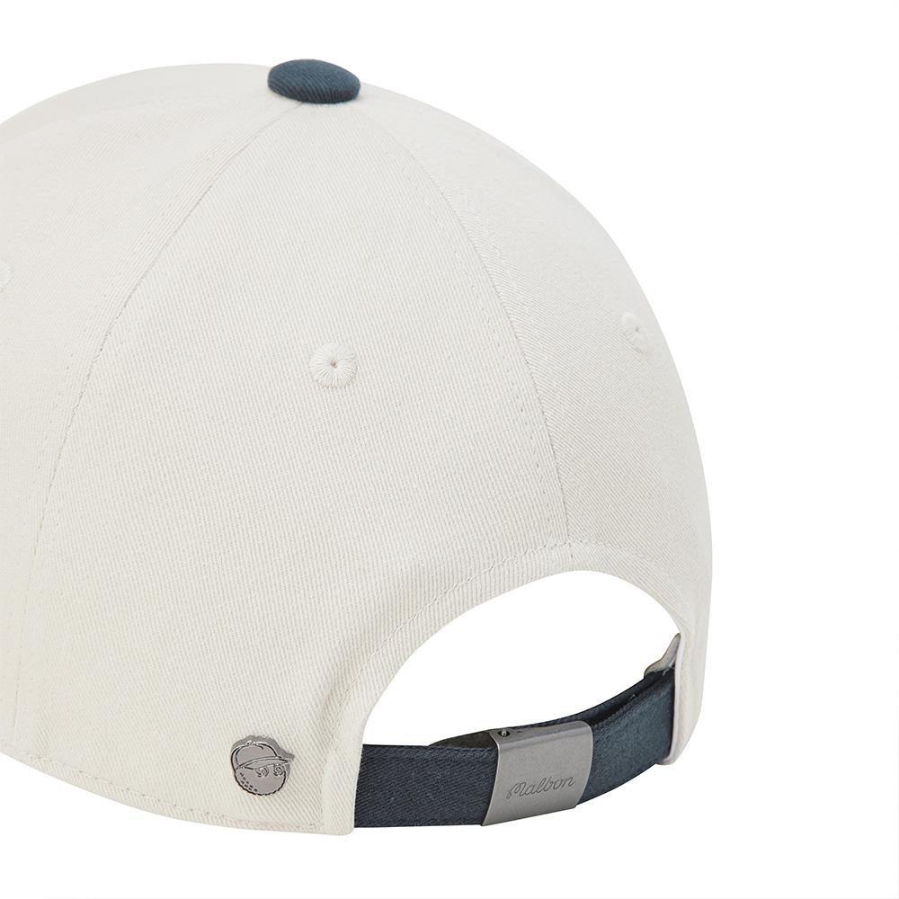 MALBON GOLF Basic Colorblock Ball Cap Navy