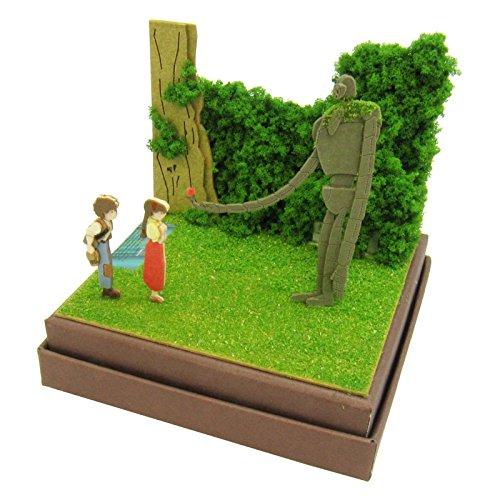 Sankei Studio Ghibli mini Castle in the Sky Laputa Robot Soldier, Sheeta and Pazu Non-scale Papercraft MP07-19