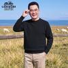 Men's Crewneck Thermal Jacquard Knit Sweater