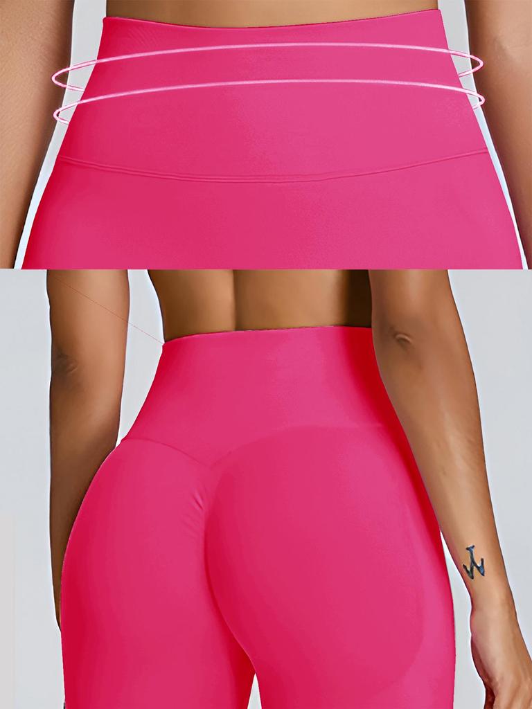 European Seamless Peach-Enhancing Yoga Suit Set: Women's Flare Fitness & Casual Wear