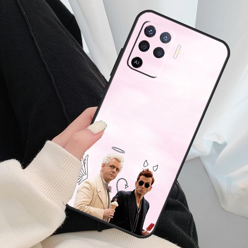 Good Omens Case For Oppo A40 A60 A80 A5 Pro A15 A16 A17 A57 A77 A94 A74 A54 A76 A96 A18 A38 A58 A78 A98