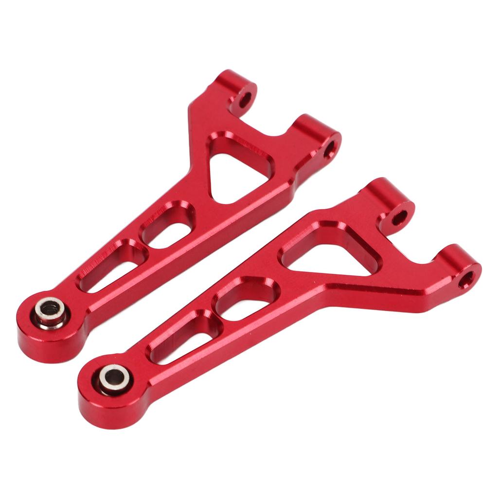 2Pcs RC Car Front Upper Arm Aluminum Alloy Spare Part for MJX 1 16 Remote Control Model 16208 16207 16210 Red