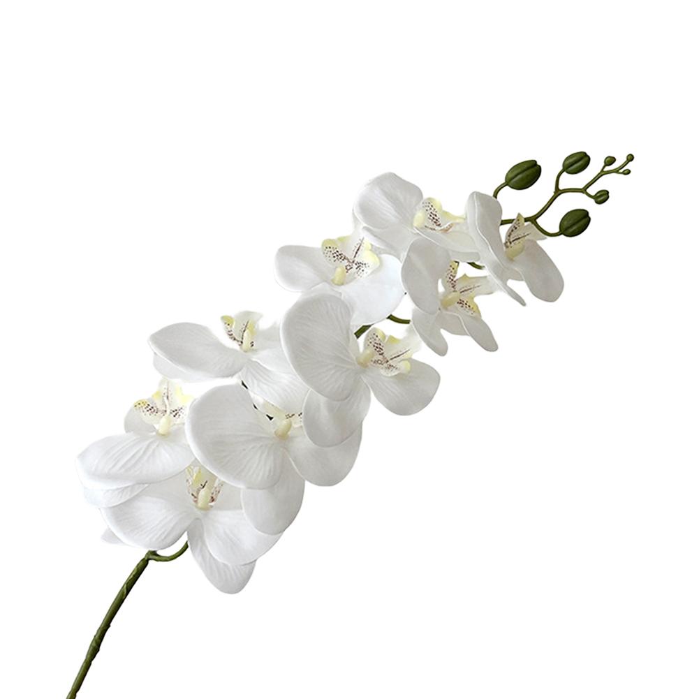 Индивидуальное Цветочное Украшение Искусственное Цветочное Украшение Фаленопсис Искусственный Цветок White