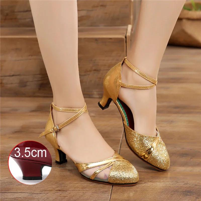 Shoes for Woman Hot Selling Women's Professional Dancing Shoes Ballroom Dance Latin Shoes Heels for Ladies Sandalias De Mujer