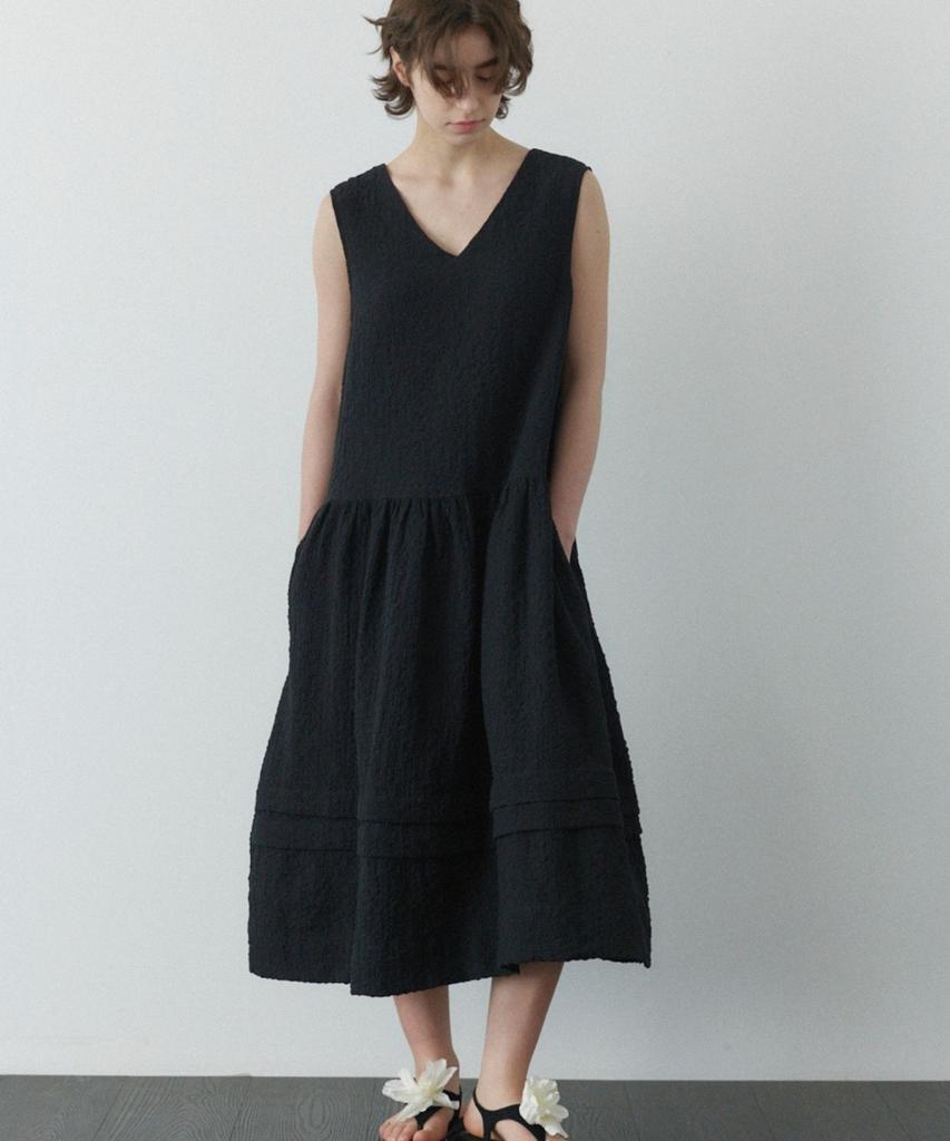 Okuka Cloud Summer Dress - Black
