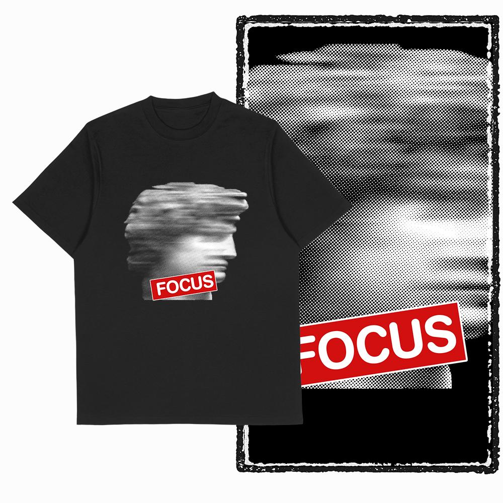 Coolmind U3 100% Baumwolle Übergröße Streetwear Cooler Druck Exklusives Grafik-T-Shirt für Männer Vintage SCHWARZ Herren Neuheit T-Shirt