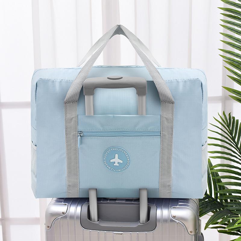 Große faltbare Reise-Duffelbag, Leichte wasserdichte Handgepäcktasche für Wochenendausflüge & Reisen