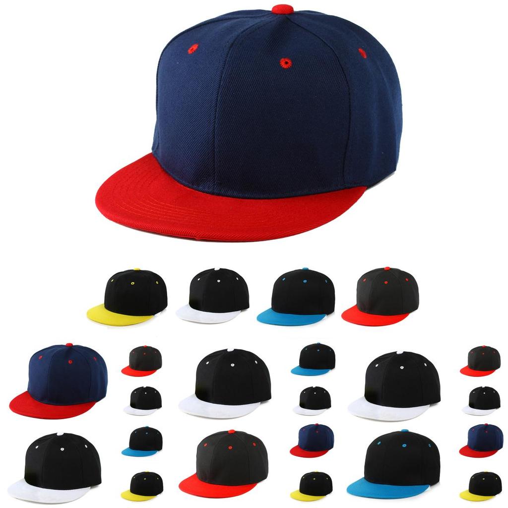 Classic Hip Hop Flat Brim Baseball Cap With Stylish Stitching Adjustable Snapback