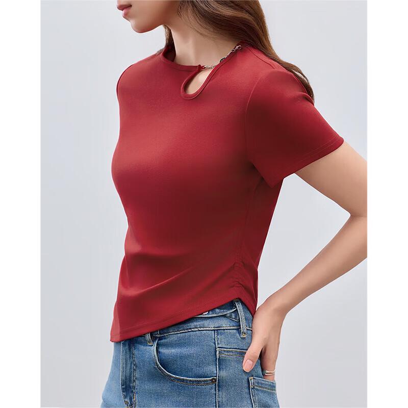 IEF Women's Slim Fit Korean Style T-Shirt