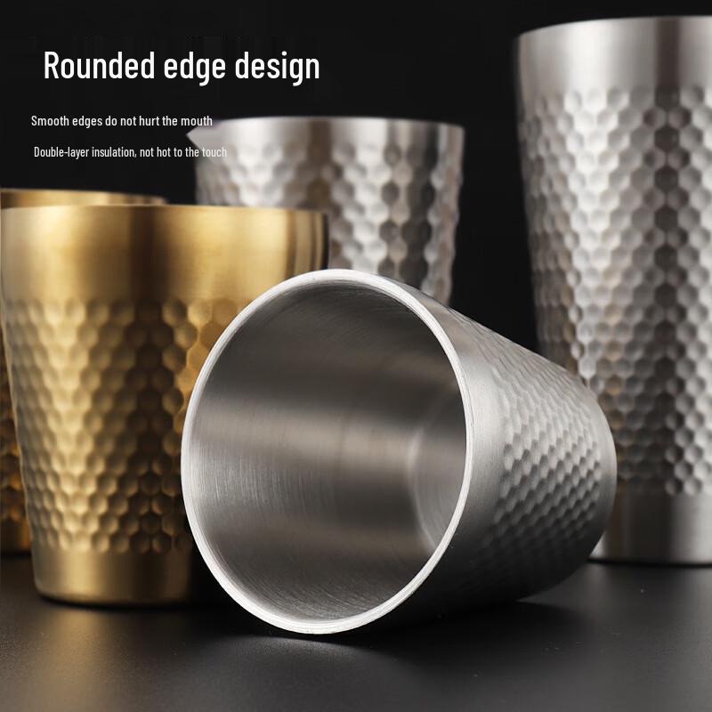 Di Ruien Stainless Steel Double-Layer Beer Mug