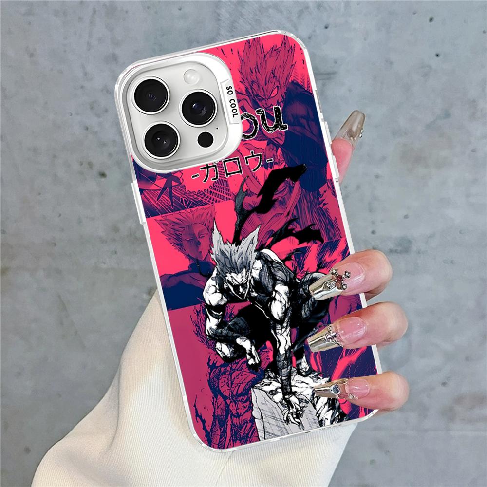 One Punch Man Phone Case For IPhone 16 15 14 13 12 11 Pro Max X XR XSMAX 8 7 Plus Matte Shockproof Back Cover