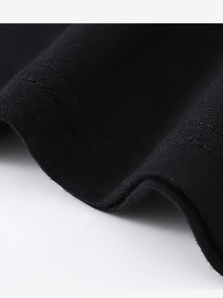 Summer Fashion Bear Pattern Printed Men's Soft Breathable Round Neck Short-sleeved Casual Comfortable Sports Fitness Daily Home