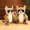 Cute Simulation Big-eyed Lemur Doll Plush Toy Little Monkey Doll Children's Company Soothing Doll