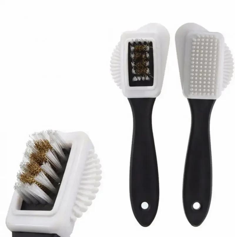 

High Quality Black 3 Side Cleaning Brush For Suede Nubuck Boot Shoes Rubber Eraser S Shaped Shoes Cleaner Cleaning Tools