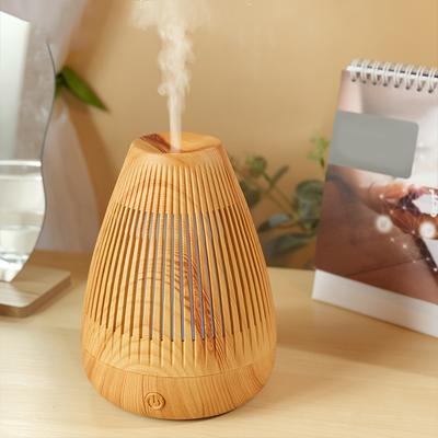 Wood Grain Aromatherapy Machine Humidifier Two-in-one,portable USB Power Supply,ultrasonic Aroma Diffuser,silent Cold Mist Machine, Automatic Shutdown